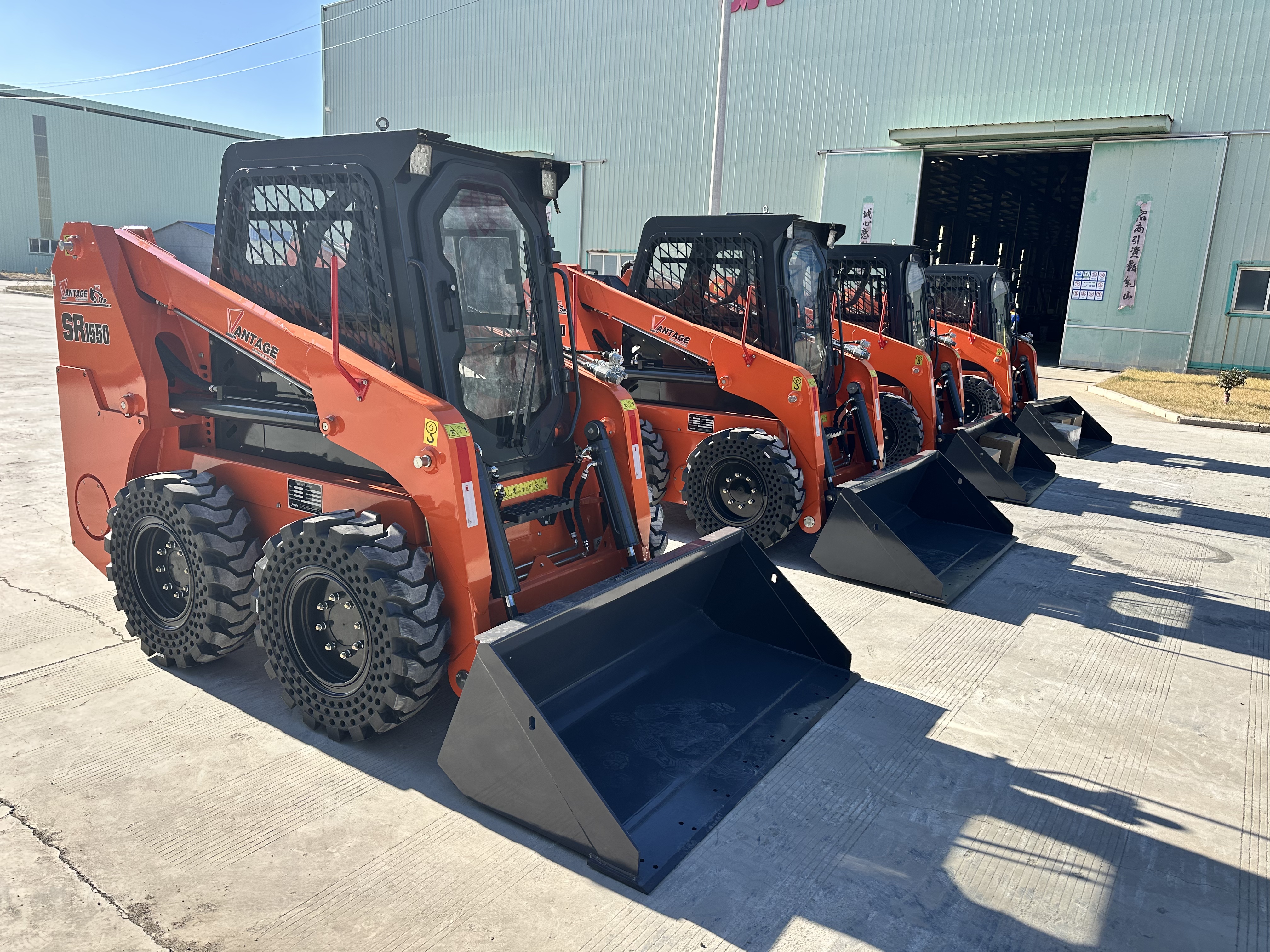 SR1550B Skid Steer Loader Dihantar ke Amerika Selatan