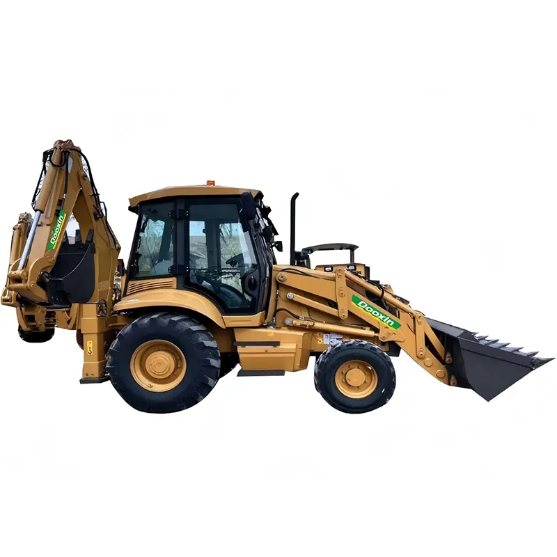 8.2 tan loader backhoe